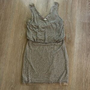 vintage Y2K Cache beaded caviar dress